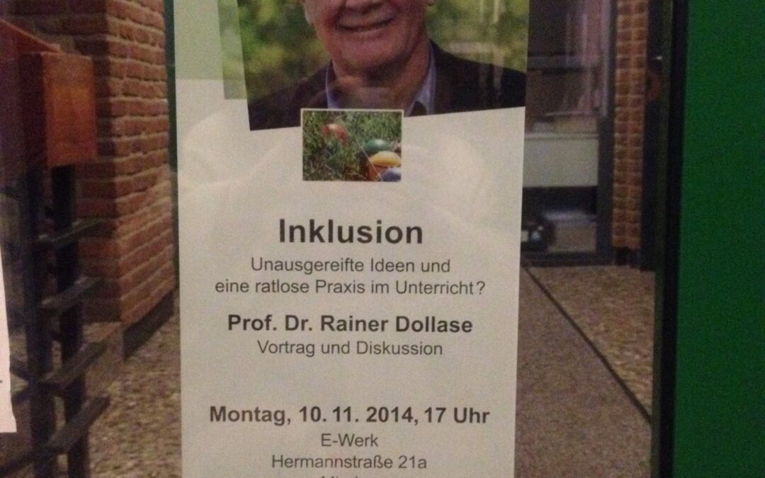 Prof. Dollase:Inklusion – Unausgereifte Idee?